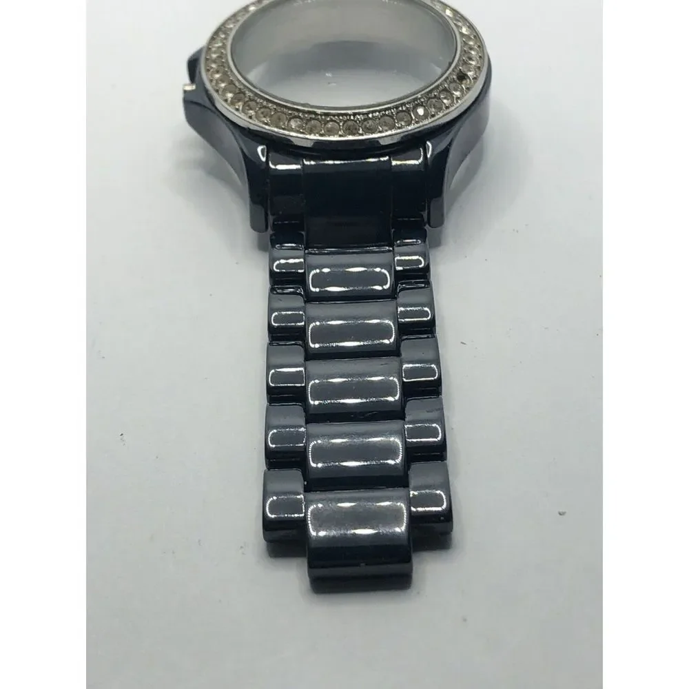Michael Kors Watch Parts Blue Ceramic Crystal Case 38mm Band 20mm PJ38